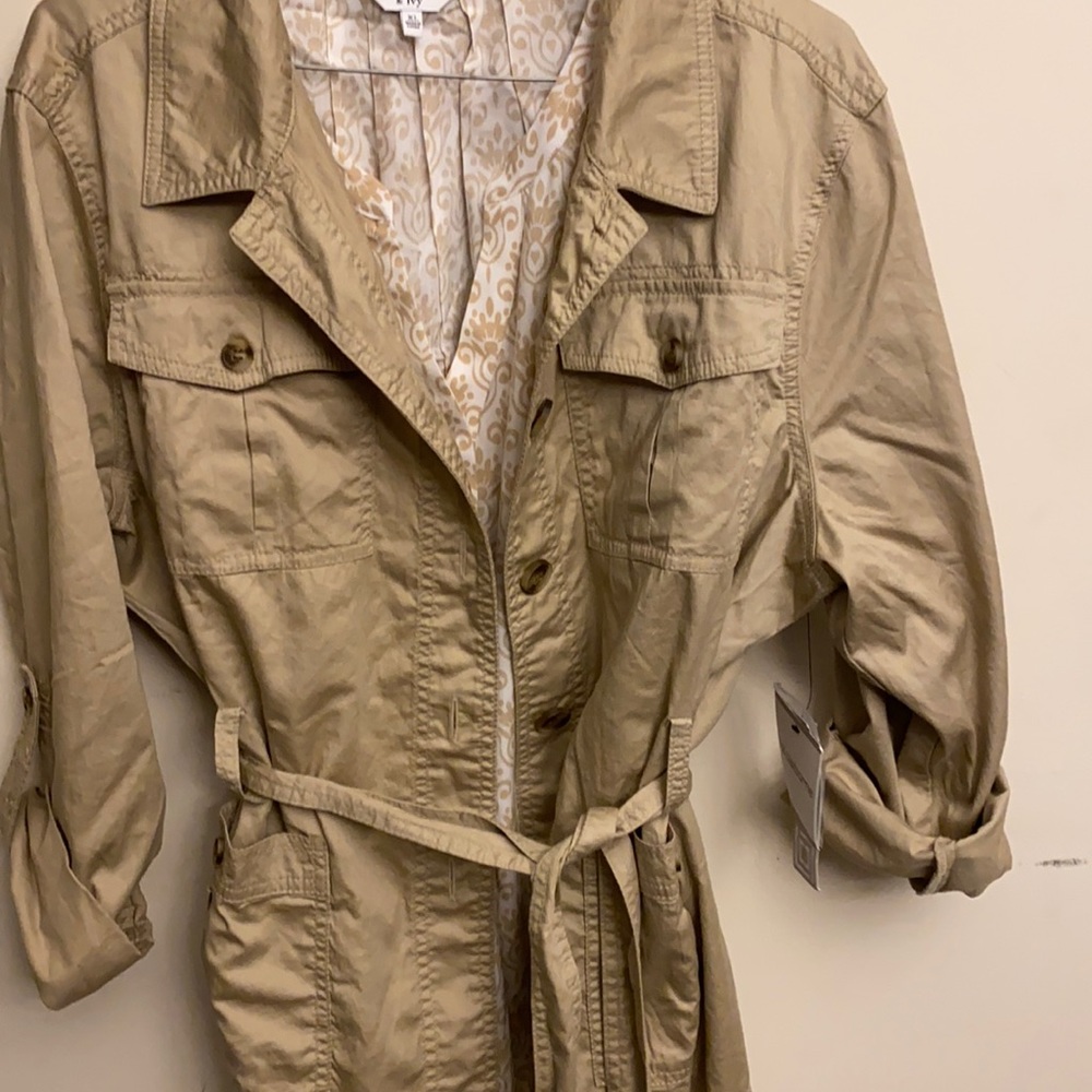 Liz Claiborne jacket with belt
